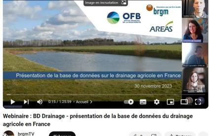 Replay du Webinaire BD-Drainage : La base de données du drainage agricole 2023