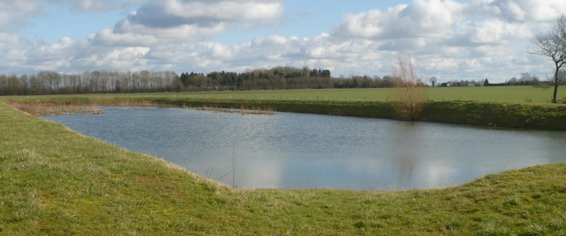 Bassin drainage agricole